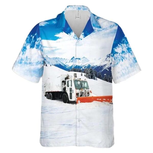 Garbage Truck Snow Plow Hawaiian Shirt Garbage Truck Snow Plow Hawaiian Shirt