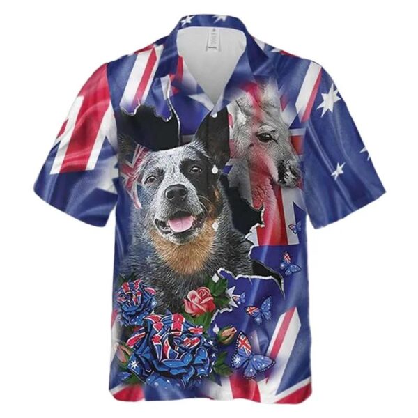 Heeler Australia Proud Nation Flag Hawaiian Shirt Heeler Australia Proud Nation Flag Hawaiian Shirt