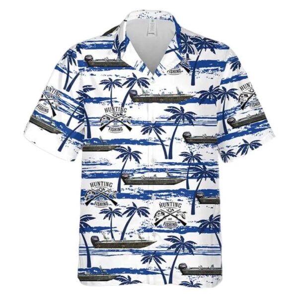 Lund 1870 Predator Fishing Boats And Fish And Ducks Hunting Hawaiian Shirt Lund 1870 Predator Fishing Boats And Fish And Ducks Hunting Hawaiian Shirt