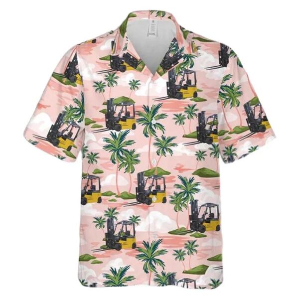 Lxe40 Spark Lithium Forklift Truck Hawaiian Shirt