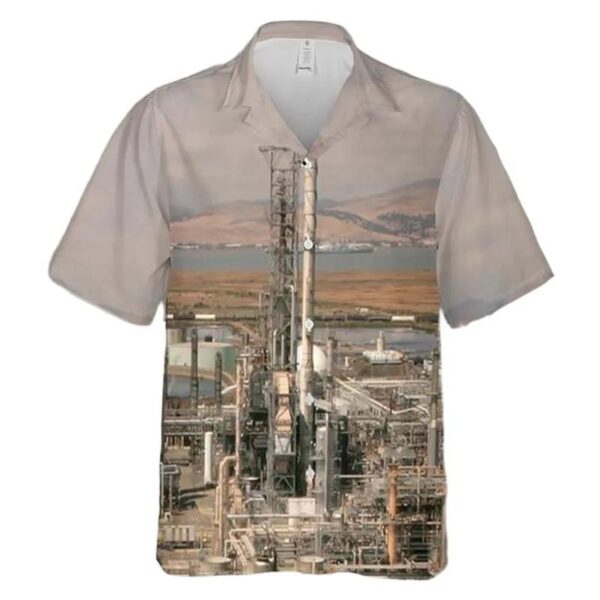 Martinez, California, Martinez Refinery American Oil Refinery Marathon Petroleum Corporation Hawaiian Shirt Martinez, California, Martinez Refinery American Oil Refinery Marathon Petroleum Corporation Hawaiian Shirt