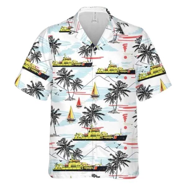 Netherlands Coastguard Arca Multifunctional Vessel Hawaiian Shirt Netherlands Coastguard Arca Multifunctional Vessel Hawaiian Shirt