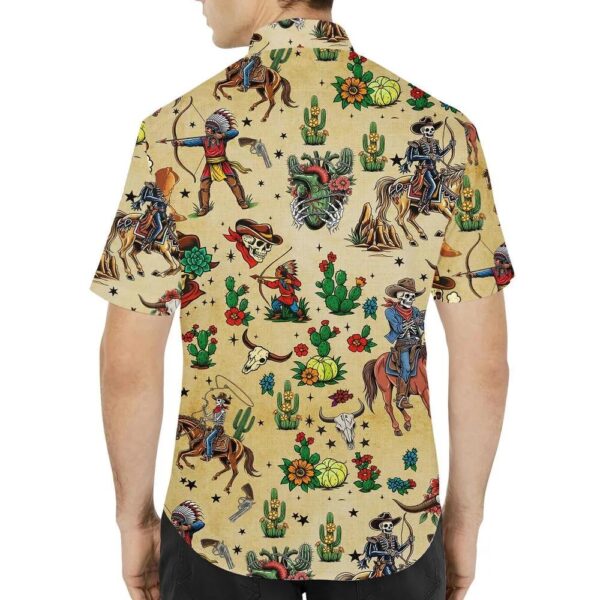 Mexican Cowboy Skeleton Hawaiian Shirt Mexican Cowboy Skeleton Hawaiian Shirt