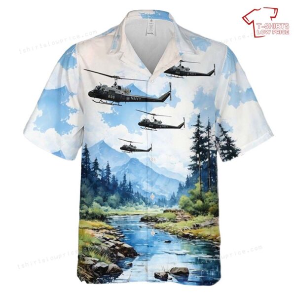 898 Royal Australian Navy UH-1B Huey Hawaiian Shirt 898 Royal Australian Navy UH-1B Huey Hawaiian Shirt