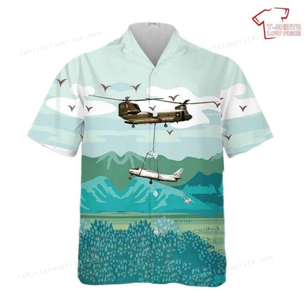 Australian Air Force Boeing Vertol CH-47C Chinook Hawaiian Shirt Australian Air Force Boeing Vertol CH-47C Chinook Hawaiian Shirt