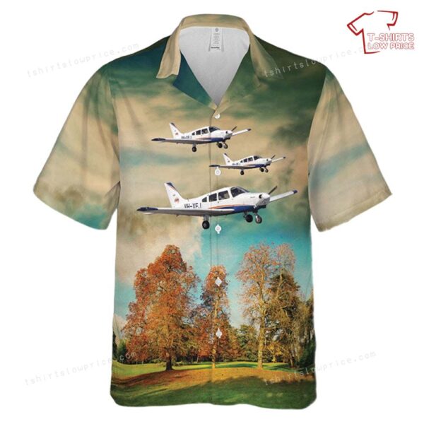 Australian Airline Pilot Academy (VH-XEJ) Piper PA-28-161 Cherokee Warrior III Hawaiian Shirt Australian Airline Pilot Academy (VH-XEJ) Piper PA-28-161 Cherokee Warrior III Hawaiian Shirt