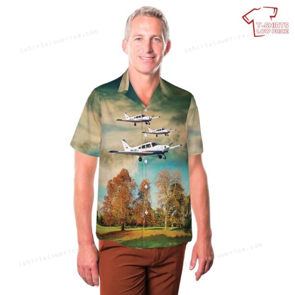 Australian Airline Pilot Academy (VH-XEJ) Piper PA-28-161 Cherokee Warrior III Hawaiian Shirt Australian Airline Pilot Academy (VH-XEJ) Piper PA-28-161 Cherokee Warrior III Hawaiian Shirt
