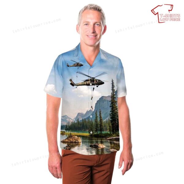 Australian Army 171st Special Operations Aviation Squadron S-70A-9 Black Hawk Hawaiian Shirt