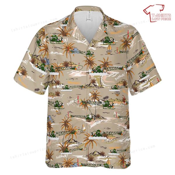 Australian Army Aviation Corps, No.161 ‘Possums’ Independent Reconnaissance Flight Bell 47G Sioux helicopters Hawaiian Shirt Australian Army Aviation Corps, No.161 ‘Possums’ Independent Reconnaissance Flight Bell 47G Sioux helicopters Hawaiian Shirt