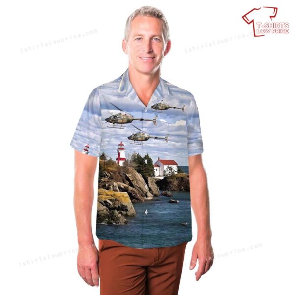 Australian Army Bell (CAC) CA-32 Kiowa (206B-1) Hawaiian Shirt
