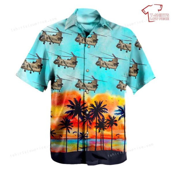 Australian Army Boeing CH-47F Chinook (414) Hawaiian Shirt Australian Army Boeing CH-47F Chinook (414) Hawaiian Shirt