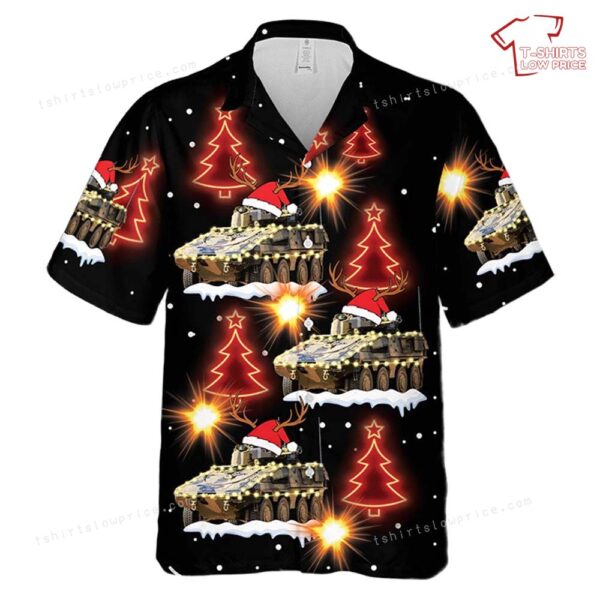 Australian Army Boxer CRV Neon Christmas Xmas Hawaiian Shirt Australian Army Boxer CRV Neon Christmas Xmas Hawaiian Shirt