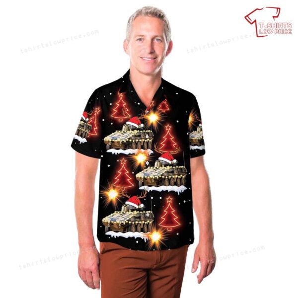 Australian Army Boxer CRV Neon Christmas Xmas Hawaiian Shirt Australian Army Boxer CRV Neon Christmas Xmas Hawaiian Shirt