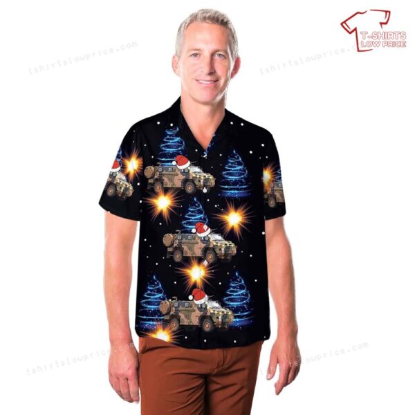 Australian Army Bushmaster Neon Christmas Xmas Hawaiian Shirt