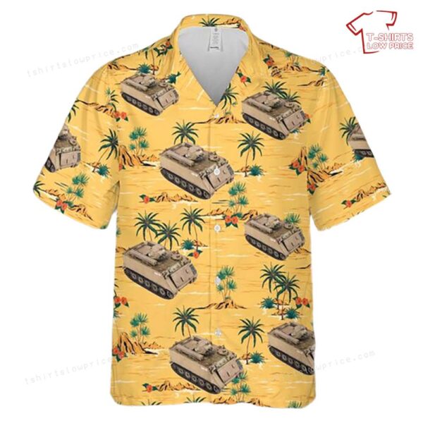 Australian Army M113A1 APC with T50 Turret Vietnam War Hawaiian Shirt Australian Army M113A1 APC with T50 Turret Vietnam War Hawaiian Shirt