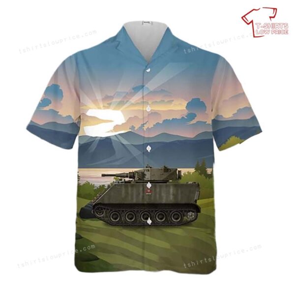 Australian Army M113A1 FSV-Alvis Saladin turret Hawaiian Shirt Australian Army M113A1 FSV-Alvis Saladin turret Hawaiian Shirt