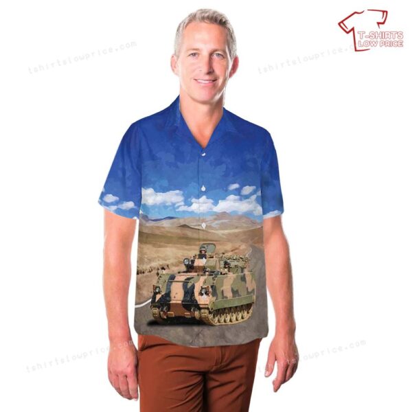 Australian Army M113AS4 Armored Personnel Carrier Hawaiian Shirt Australian Army M113AS4 Armored Personnel Carrier Hawaiian Shirt