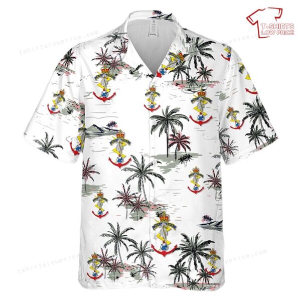 Australian Army Royal Australian Electrical and Mechanical Engineers (RAEME) Hawaiian Shirt Australian Army Royal Australian Electrical and Mechanical Engineers (RAEME) Hawaiian Shirt