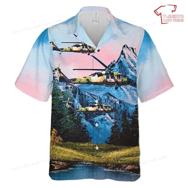 Australian Army Sikorsky S-70A-9 Blackhawk A25-101 Pegasus Hawaiian Shirt Australian Army Sikorsky S-70A-9 Blackhawk A25-101 Pegasus Hawaiian Shirt