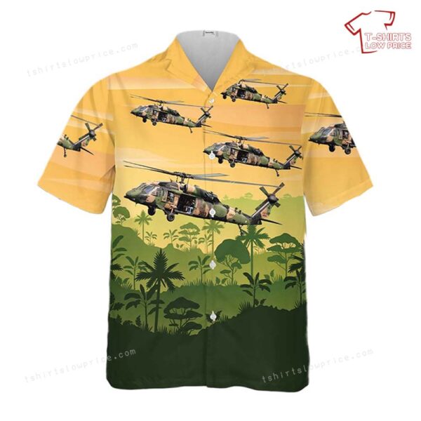 Australian Army Sikorsky S-70A-9 Blackhawk A25-203 Endeavour Hawaiian Shirt
