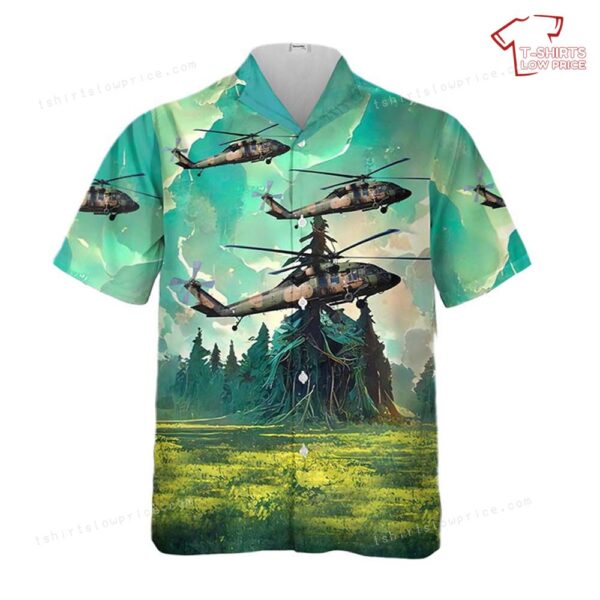 Australian Army Sikorsky S-70A-9 Blackhawk A25-205 Raptor Hawaiian Shirt Australian Army Sikorsky S-70A-9 Blackhawk A25-205 Raptor Hawaiian Shirt