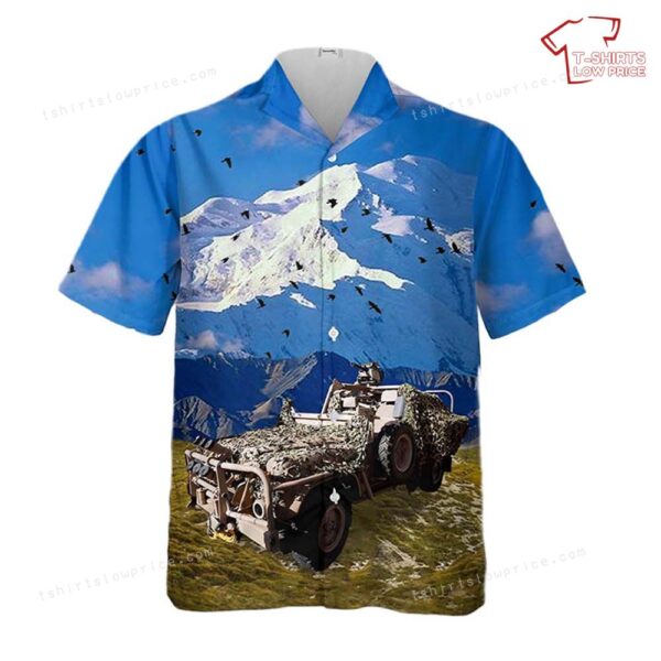 Australian Army Surveillance Reconaissance Vehicle Hawaiian Shirt Australian Army Surveillance Reconaissance Vehicle Hawaiian Shirt