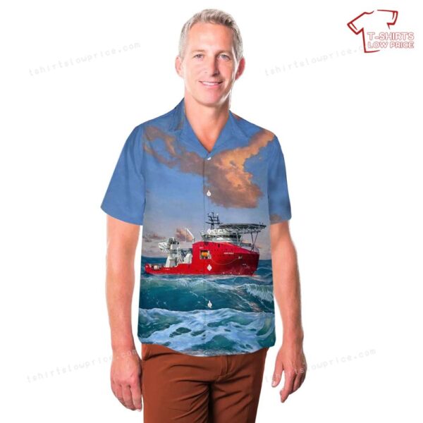 Australian Border Force Cutter (ABFC) Ocean Shield Hawaiian Shirt Australian Border Force Cutter (ABFC) Ocean Shield Hawaiian Shirt