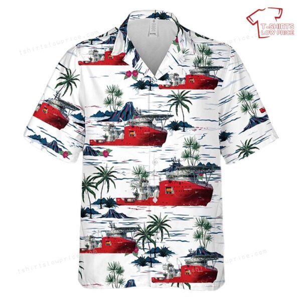 Australian Border Force Ocean Shield Hawaiian Shirt Australian Border Force Ocean Shield Hawaiian Shirt