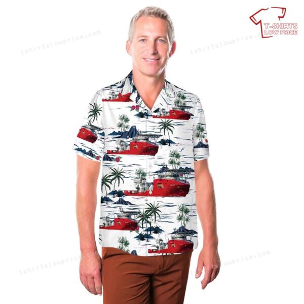 Australian Border Force Ocean Shield Hawaiian Shirt Australian Border Force Ocean Shield Hawaiian Shirt