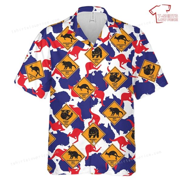 Australian Road Signs Hawaiian Shirt Australian Road Signs Hawaiian Shirt