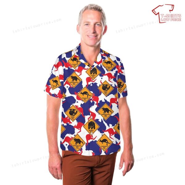 Australian Road Signs Hawaiian Shirt Australian Road Signs Hawaiian Shirt