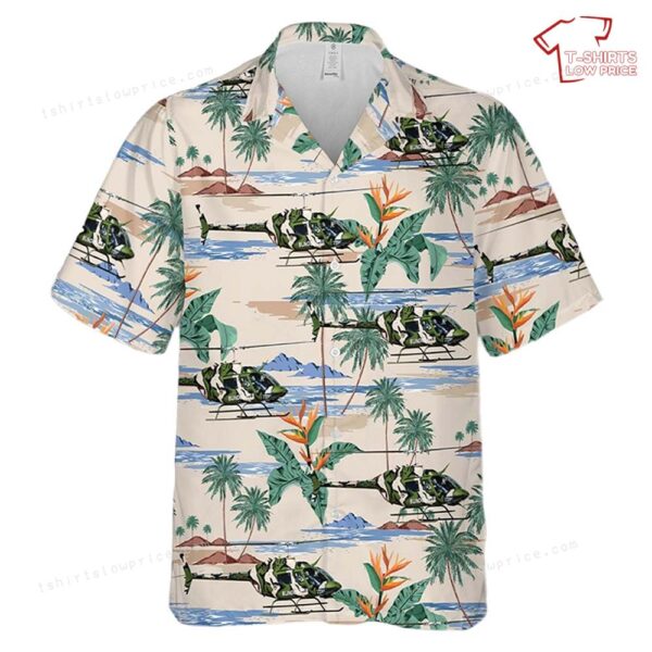 Austrian Armed Forces Bell OH-58 Kiowa Hawaiian Shirt