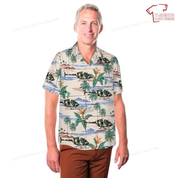 Austrian Armed Forces Bell OH-58 Kiowa Hawaiian Shirt