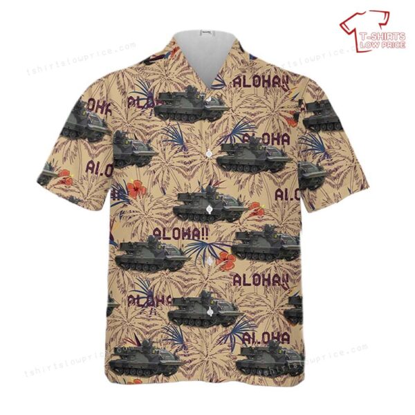 Austrian Armed Forces Bergepanzer Greif A1 04009G Hawaiian Shirt Austrian Armed Forces Bergepanzer Greif A1 04009G Hawaiian Shirt
