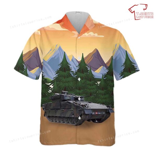 Austrian Armed Forces SPz Ulan Hawaiian Shirt Austrian Armed Forces SPz Ulan Hawaiian Shirt