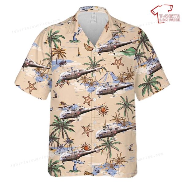 Austrian Army Aerospatiale SA.316B Alouette III 3E-KG LOXA Hawaiian Shirt Austrian Army Aerospatiale SA.316B Alouette III 3E-KG LOXA Hawaiian Shirt
