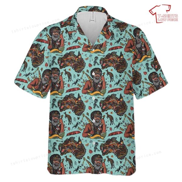 Ethnic Australian Seamless Hawaiian Shirt