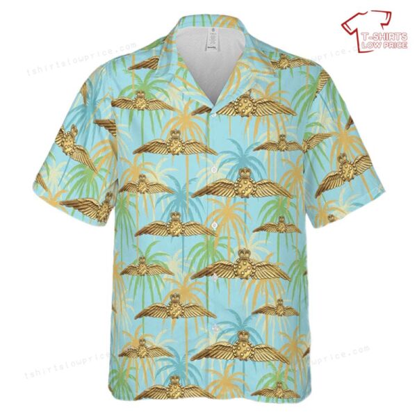 Royal Australian Air Force Air Combat Officer (ACO) Wing Hawaiian Shirt Royal Australian Air Force Air Combat Officer (ACO) Wing Hawaiian Shirt