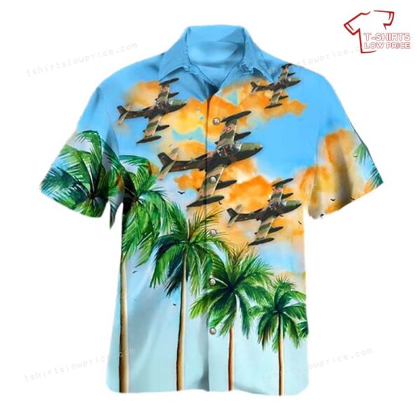 Royal Australian Air Force Cessna A-37B Dragonfly Hawaiian Shirt Royal Australian Air Force Cessna A-37B Dragonfly Hawaiian Shirt