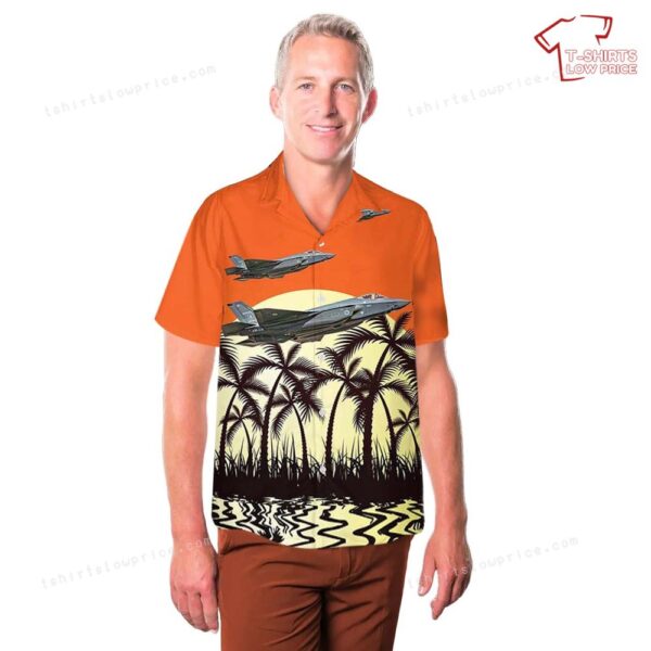 Royal Australian Air Force Lockheed Martin F-35 Lightning II No. 77 Squadron RAAF Hawaiian Shirt