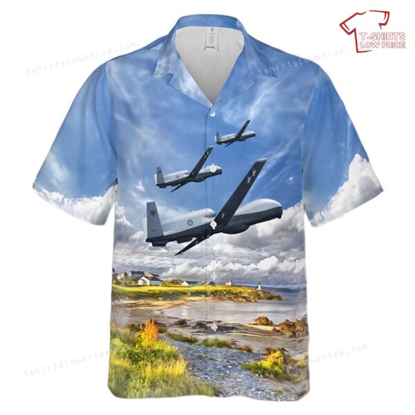Royal Australian Air Force MQ-4C Triton Hawaiian Shirt