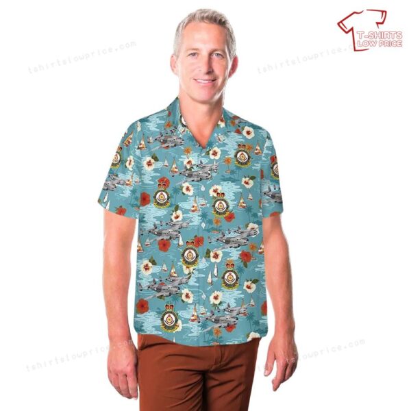 Royal Australian Air Force No 13 Squadron Lockheed Hudson Hawaiian Shirt Royal Australian Air Force No 13 Squadron Lockheed Hudson Hawaiian Shirt