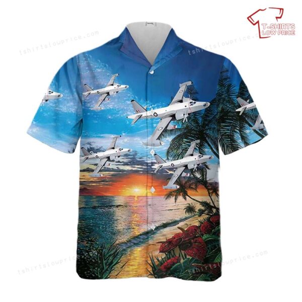 Royal Australian Air Force No. 11 Squadron P-2V5 Hawaiian Shirt Royal Australian Air Force No. 11 Squadron P-2V5 Hawaiian Shirt