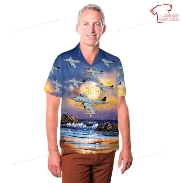 Royal Australian Air Force No. 11 Squadron P-3c Hawaiian Shirt Royal Australian Air Force No. 11 Squadron P-3c Hawaiian Shirt