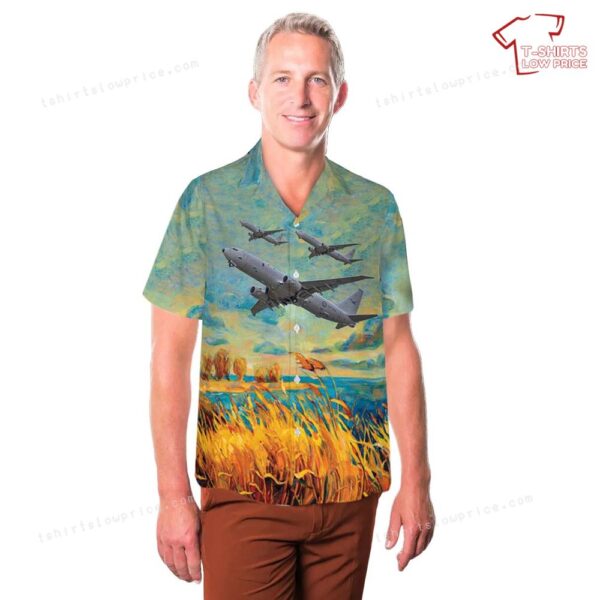 Royal Australian Air Force No. 11 Squadron RAAF Boeing P-8A Poseidon Hawaiian Shirt
