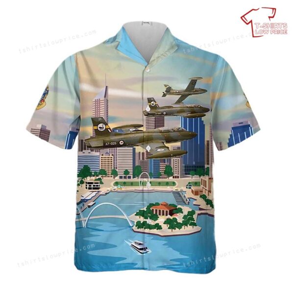 Royal Australian Air Force No. 25 Squadron RAAF Macchi MB-326 Hawaiian Shirt