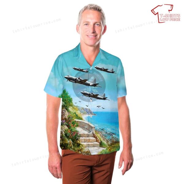 Royal Australian Air Force No. 292 Squadron RAAF Lockheed AP-3C Orion Hawaiian Shirt Royal Australian Air Force No. 292 Squadron RAAF Lockheed AP-3C Orion Hawaiian Shirt