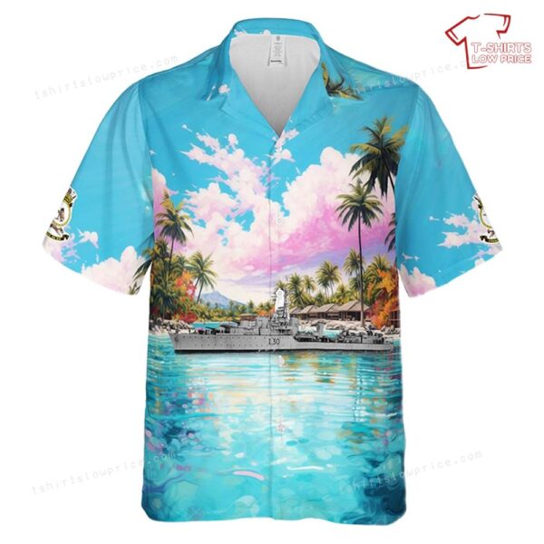 Royal Australian Navy (RAN) HMAS Arunta (I30-D5-D130) Hawaiian Shirt Royal Australian Navy (RAN) HMAS Arunta (I30-D5-D130) Hawaiian Shirt