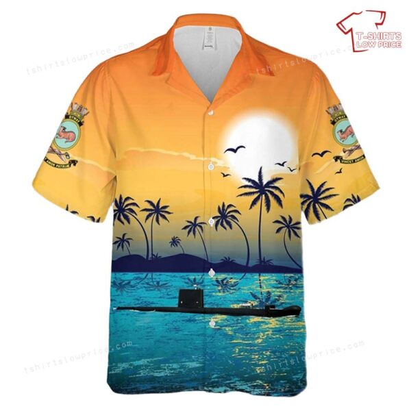 Royal Australian Navy (RAN) HMAS Otway (S 59) Oberon-class submarine Hawaiian Shirt