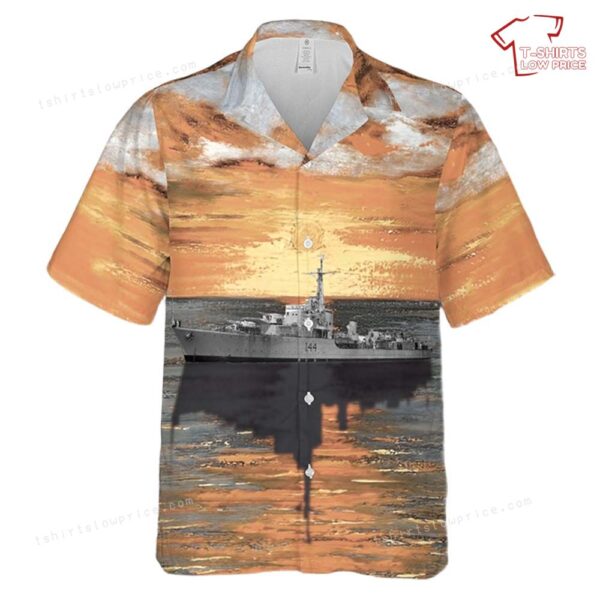 Royal Australian Navy (RAN) HMAS Warramunga (I44-D123) Hawaiian Shirt Royal Australian Navy (RAN) HMAS Warramunga (I44-D123) Hawaiian Shirt